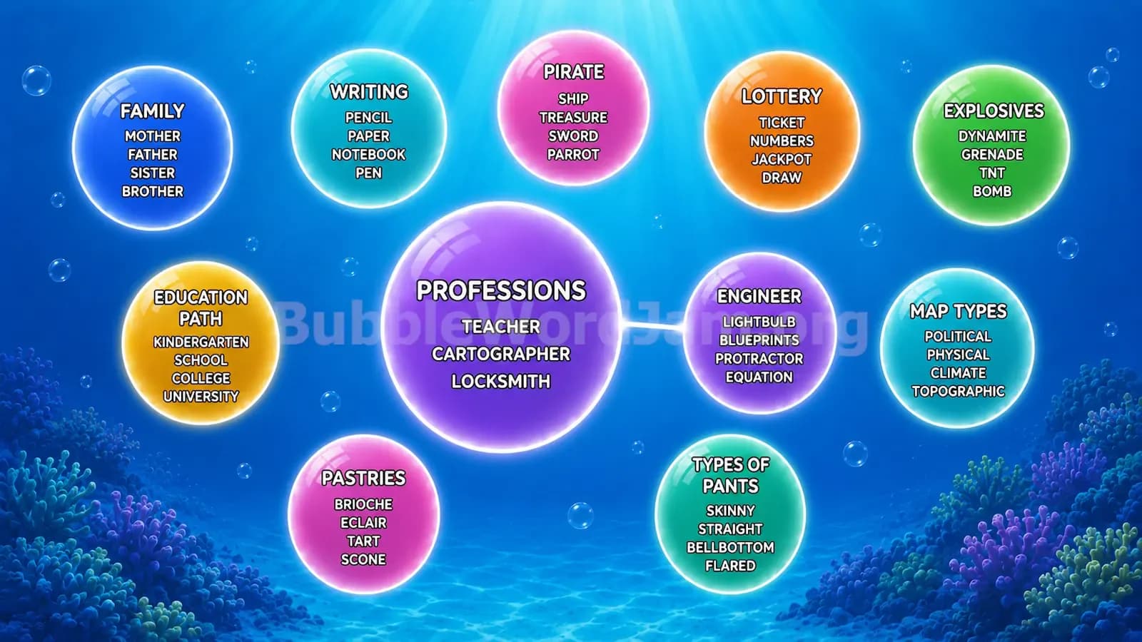 Bubble Word Jam Level 178 Screenshot