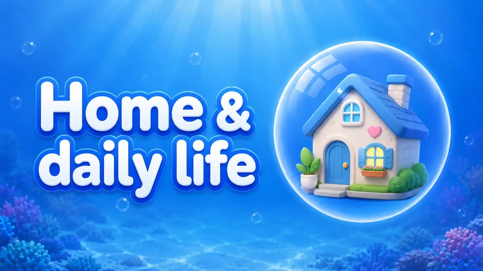 Bubble Word Jam Home Categories: Rooms and Routines