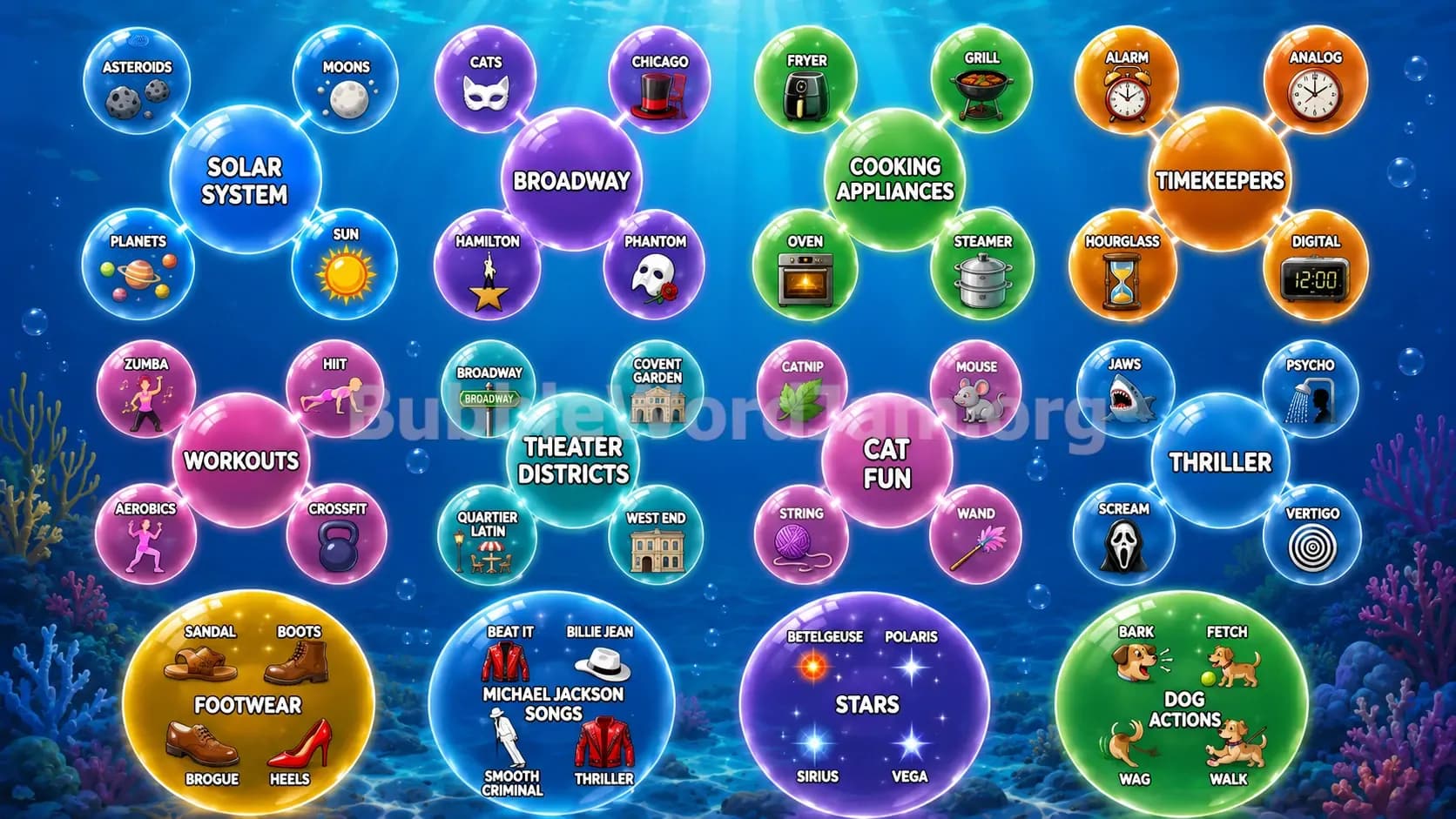 Bubble Word Jam Level 578 Screenshot