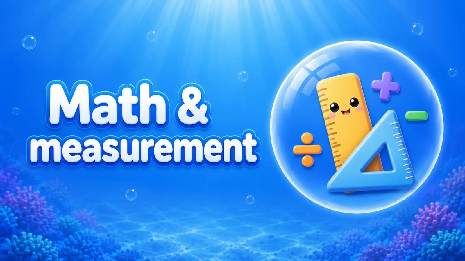 Bubble Word Jam Math Guide: Numbers, Shapes & Units