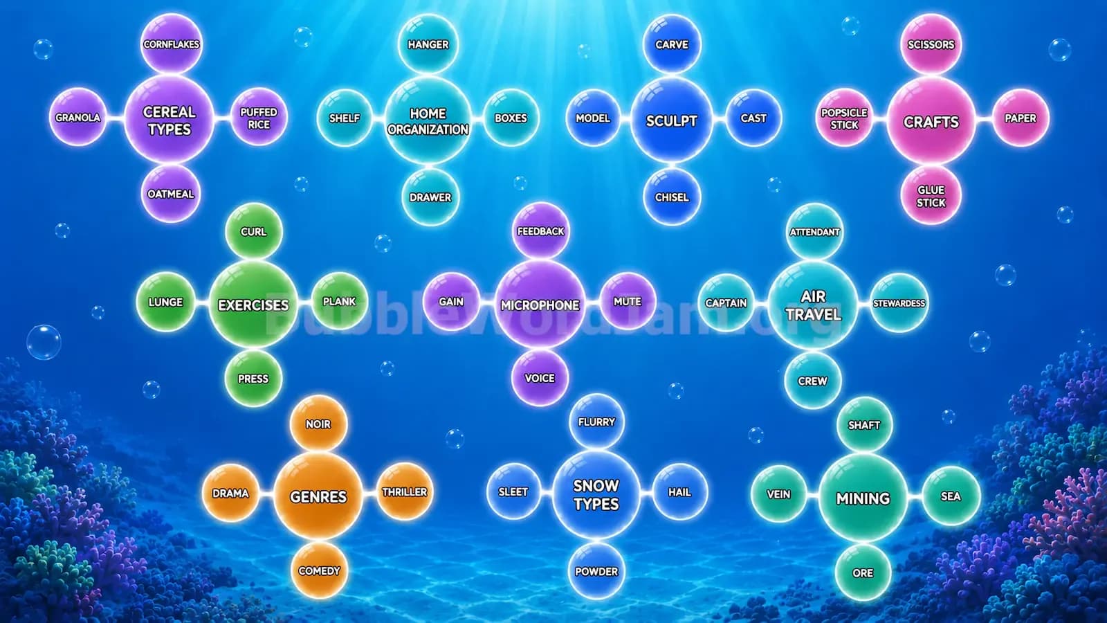 Bubble Word Jam Level 327 Answer, Cheat & Solution