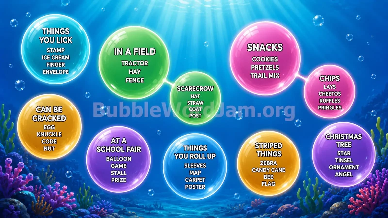 Bubble Word Jam Level 382 Answer, Cheat & Solution