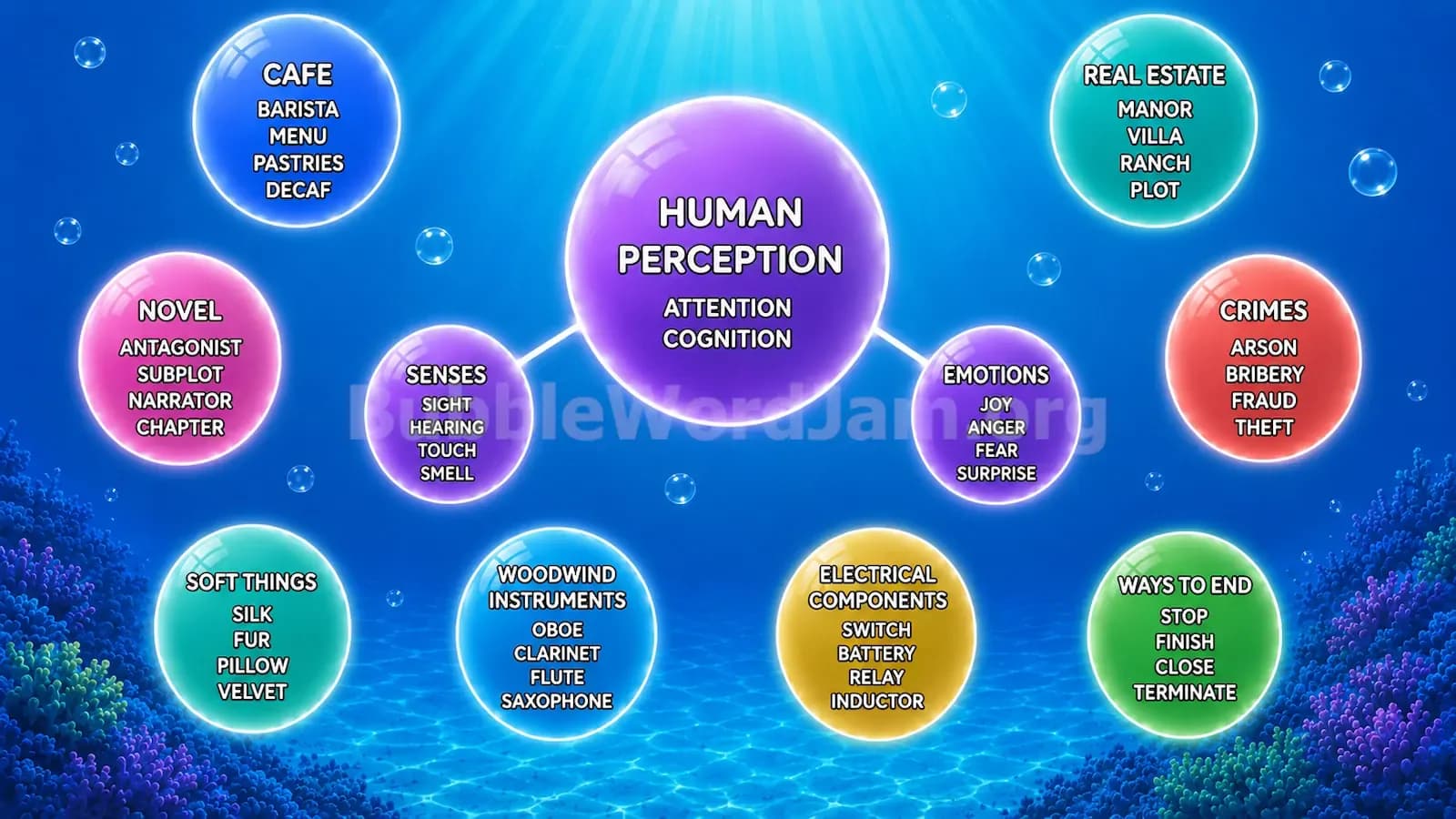 Bubble Word Jam Level 276 Screenshot