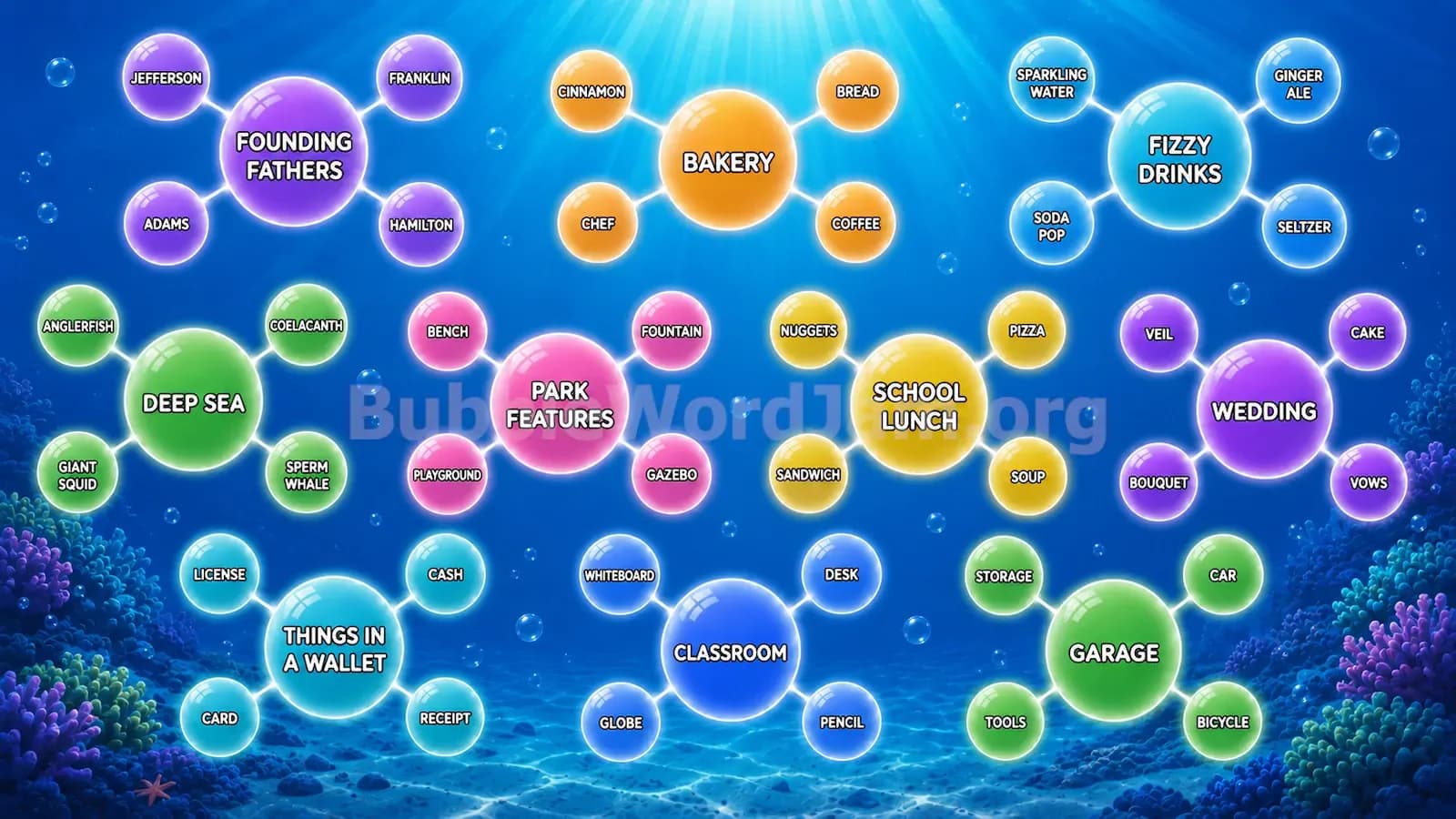 Bubble Word Jam Level 301 Screenshot
