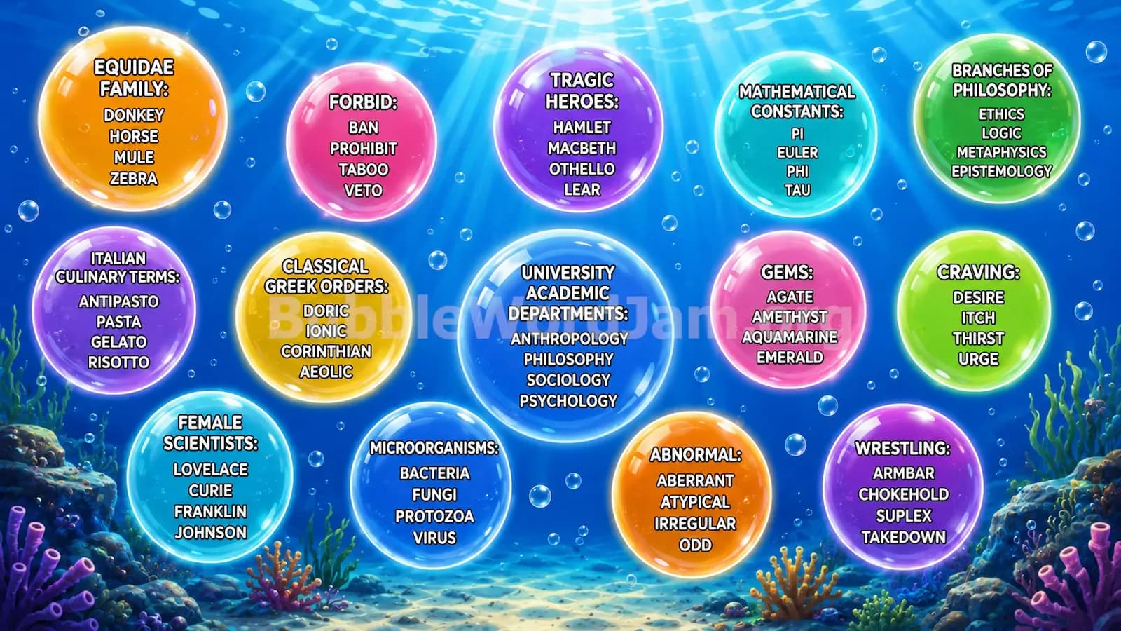 Bubble Word Jam Level 469 Answer, Cheat & Solution