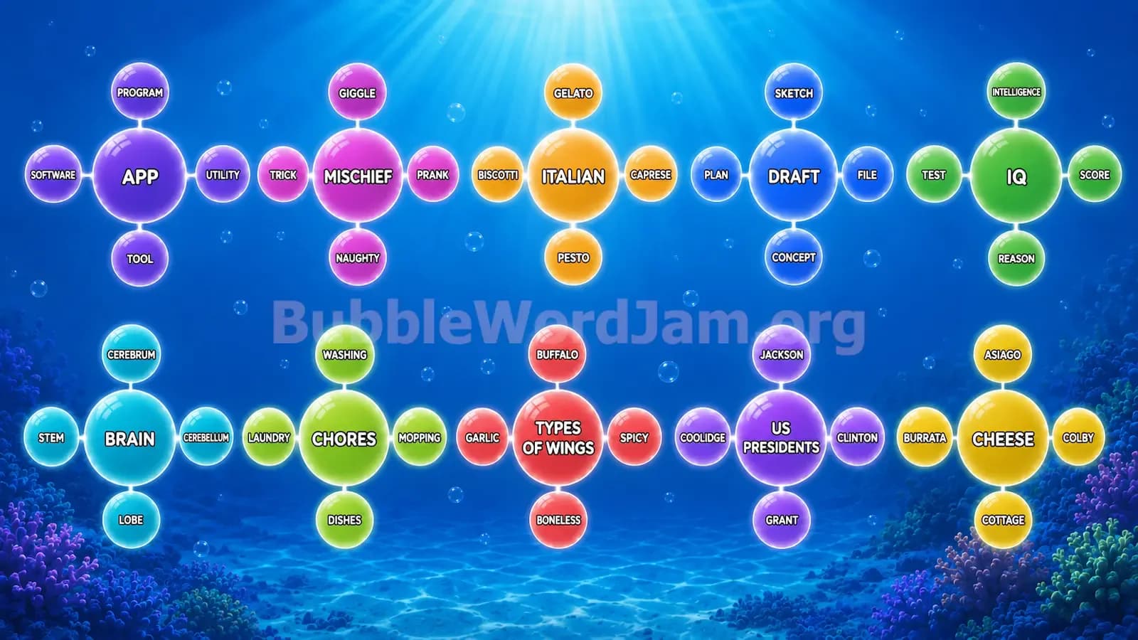 Bubble Word Jam Level 312 Answer, Cheat & Solution