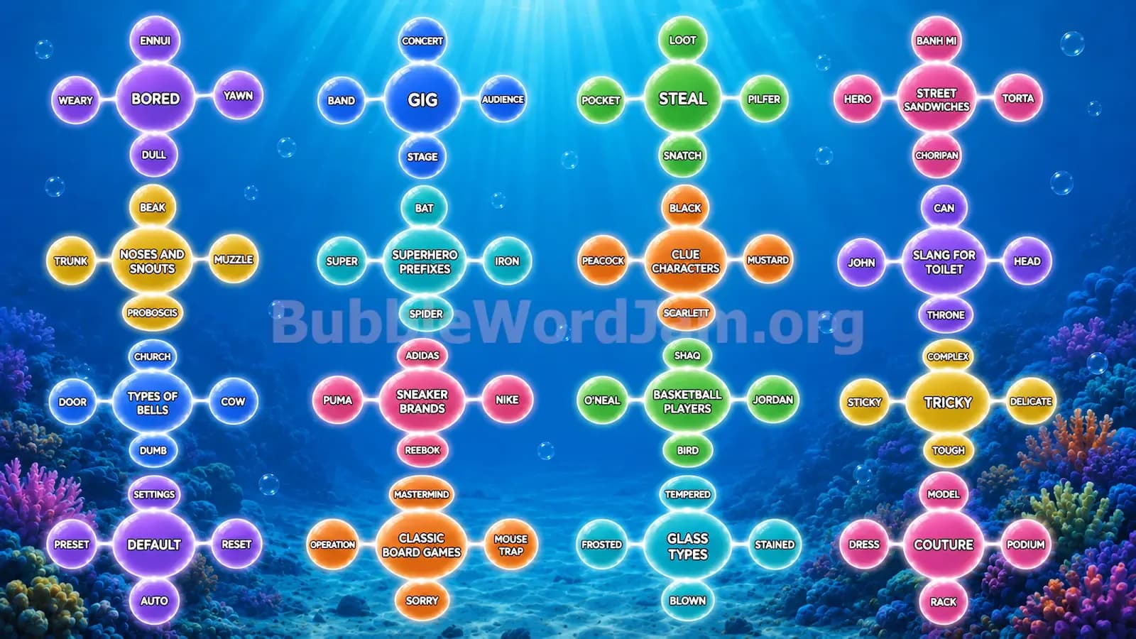Bubble Word Jam Level 315 Answer, Cheat & Solution