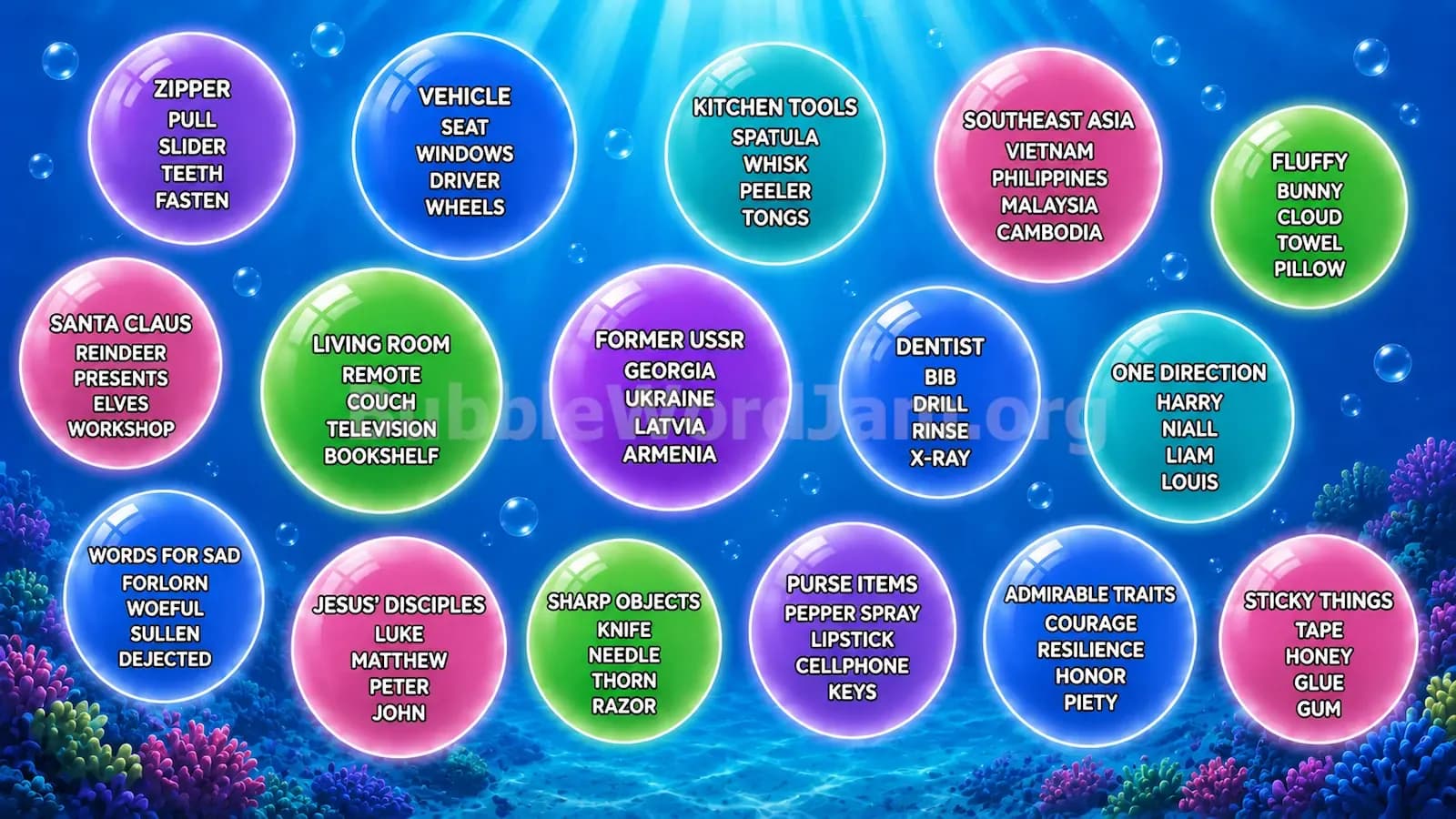 Bubble Word Jam Level 305 Answer, Cheat & Solution