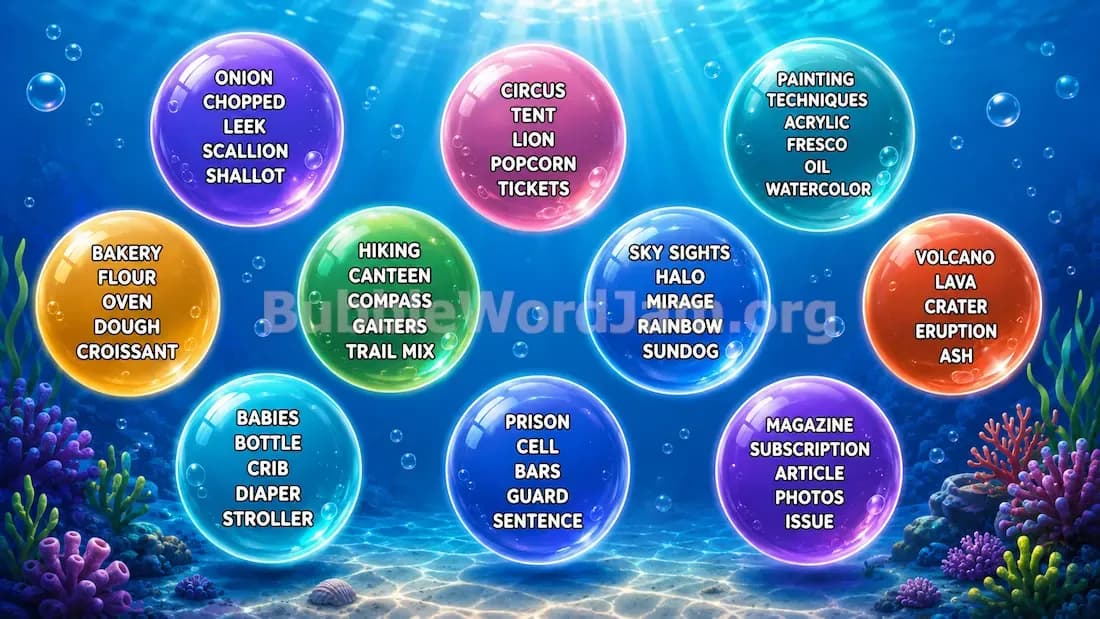 Bubble Word Jam Level 496 Answer, Cheat & Solution