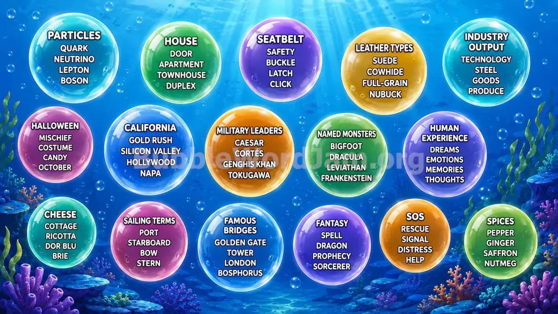 Bubble Word Jam Level 520 Answer, Cheat & Solution
