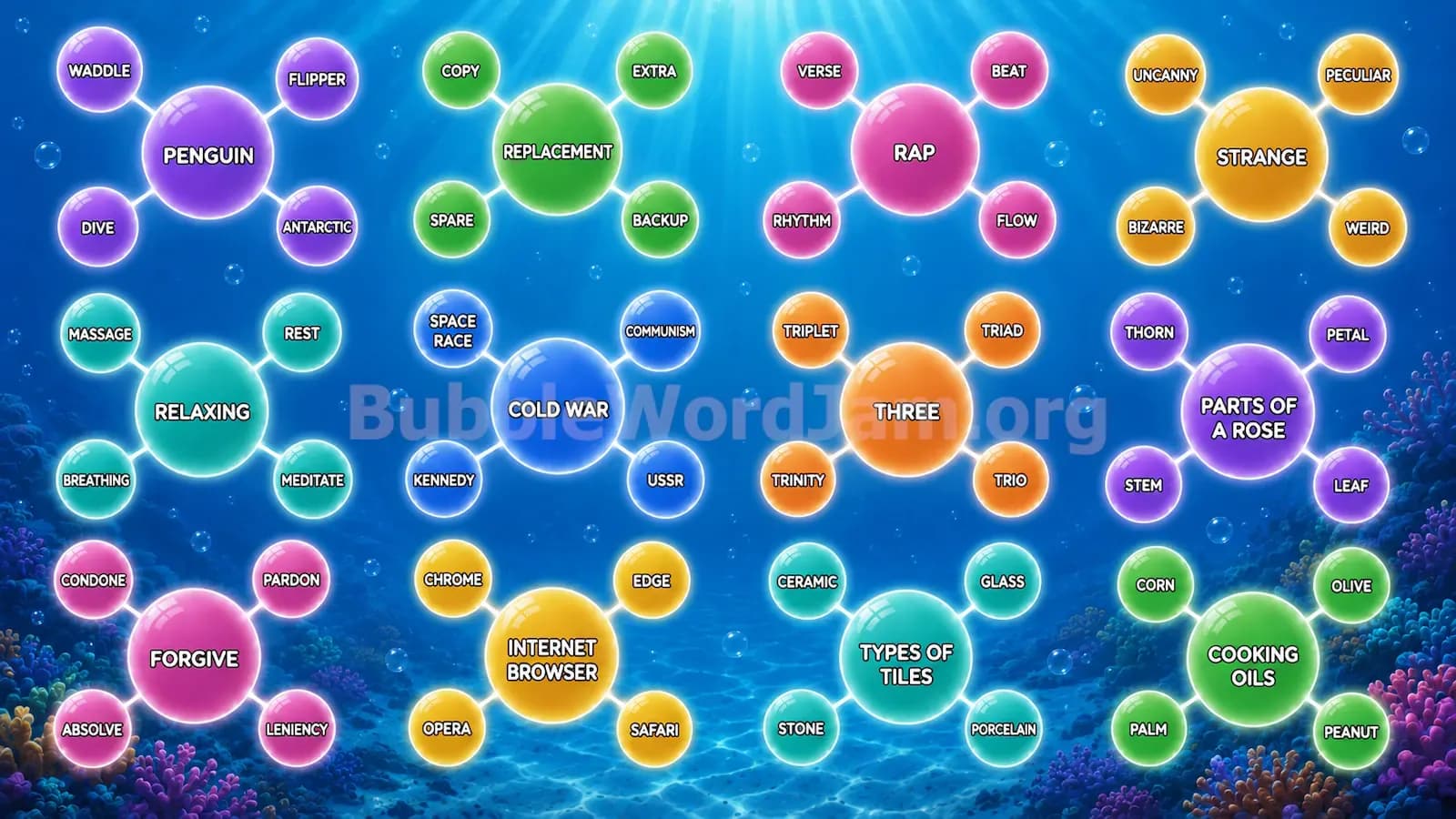 Bubble Word Jam Level 333 Answer, Cheat & Solution