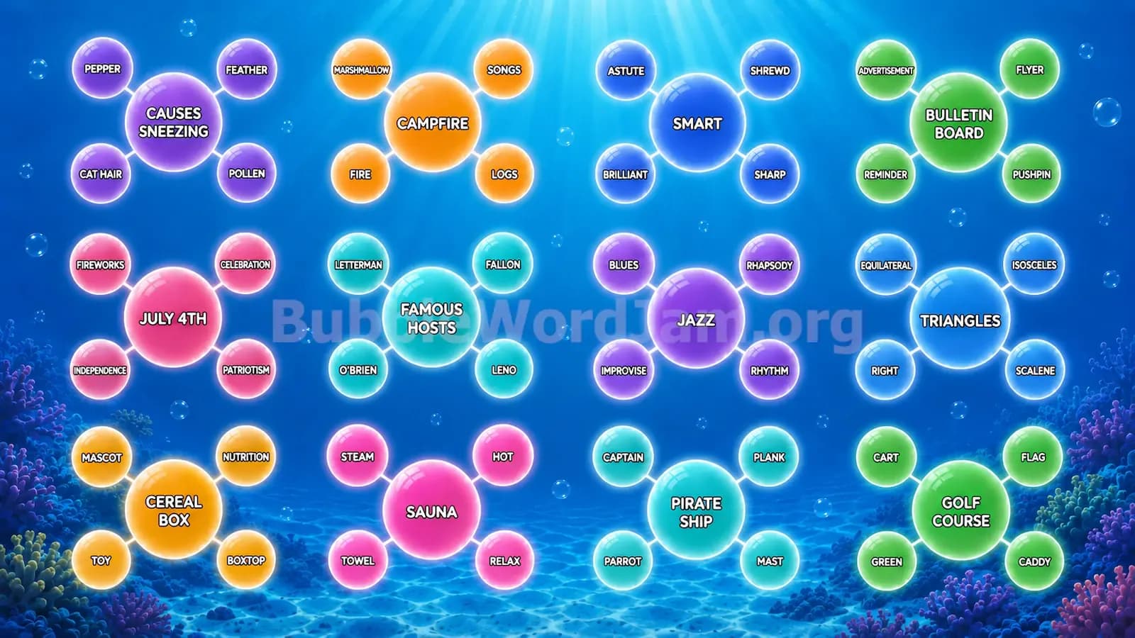 Bubble Word Jam Level 303 Answer, Cheat & Solution