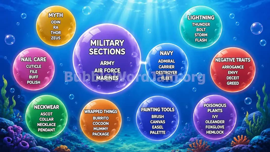 Bubble Word Jam Level 521 Screenshot
