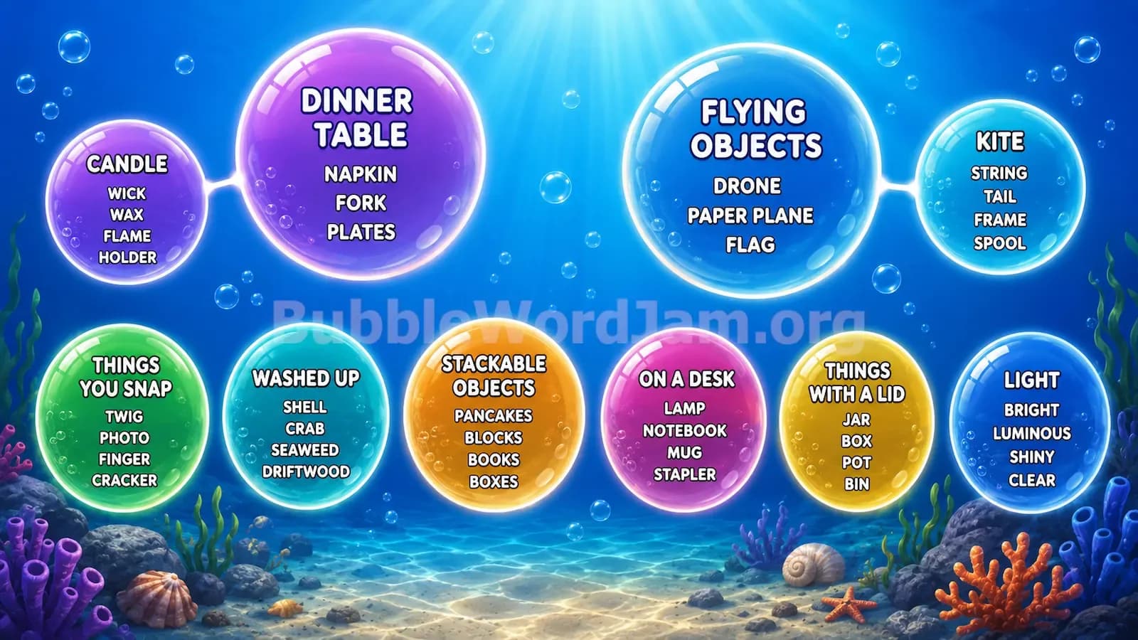 Bubble Word Jam Level 381 Answer, Cheat & Solution