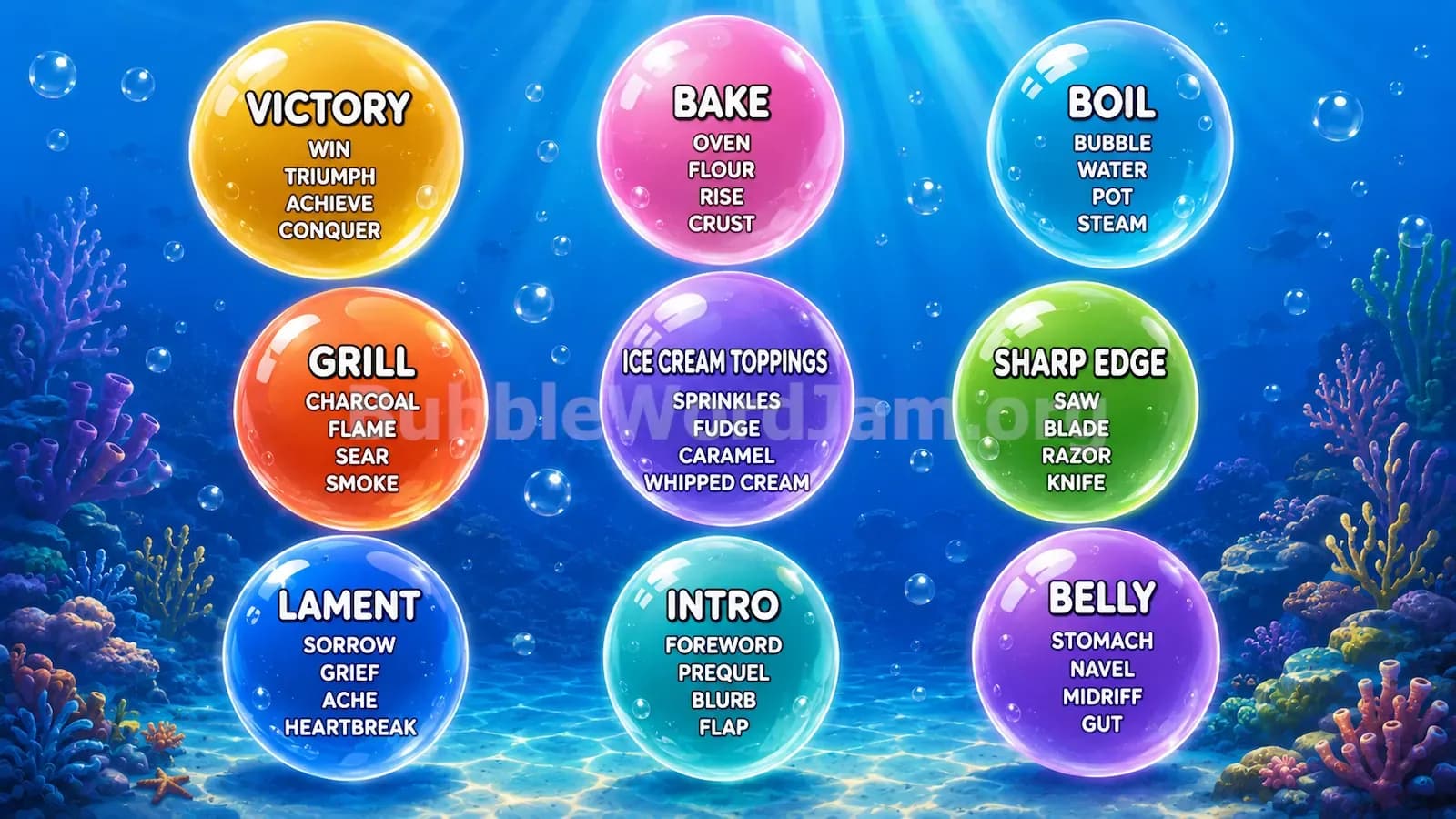 Bubble Word Jam Level 367 Answer, Cheat & Solution