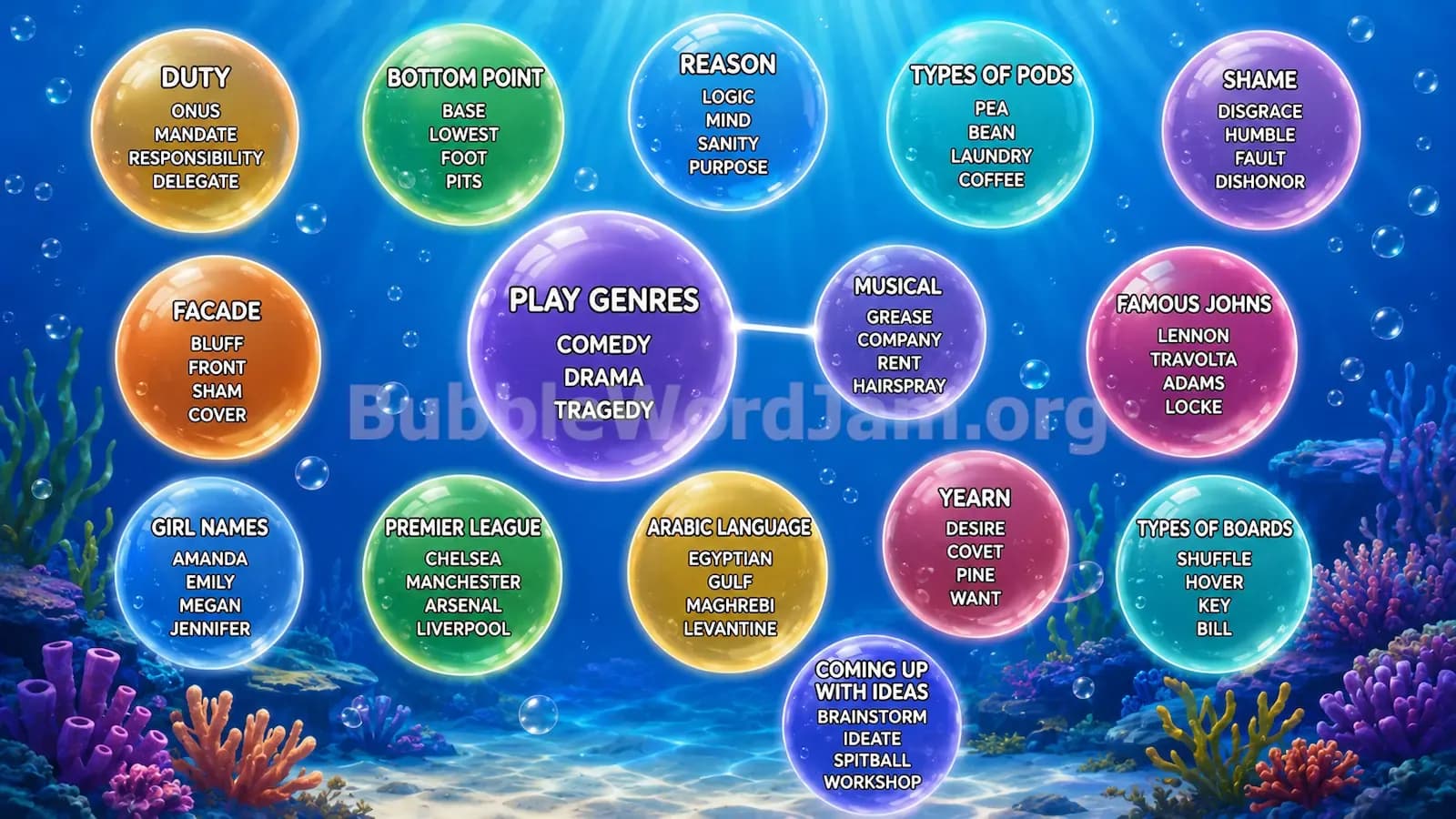 Bubble Word Jam Level 360 Answer, Cheat & Solution