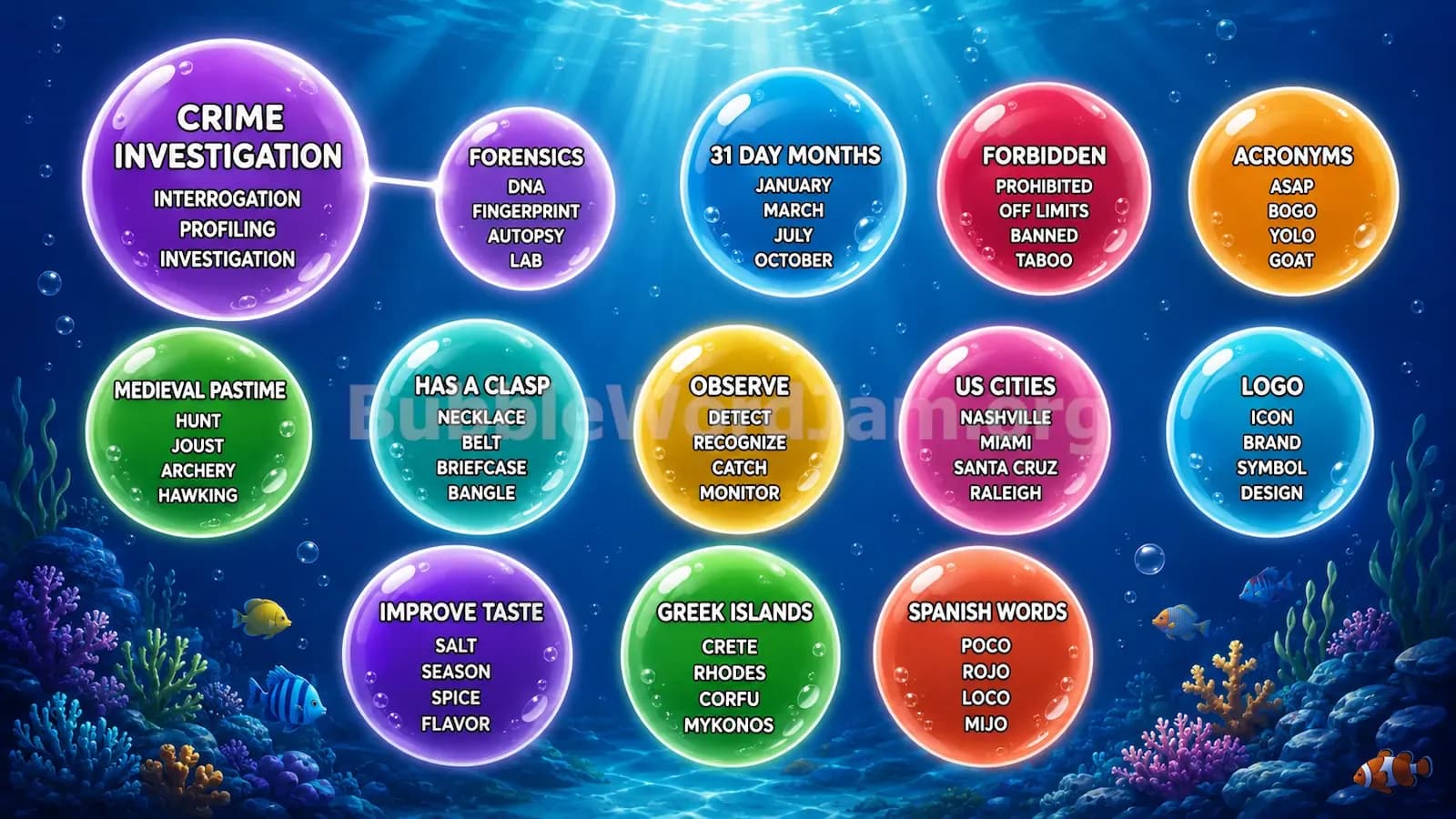 Bubble Word Jam Level 394 Answer, Cheat & Solution