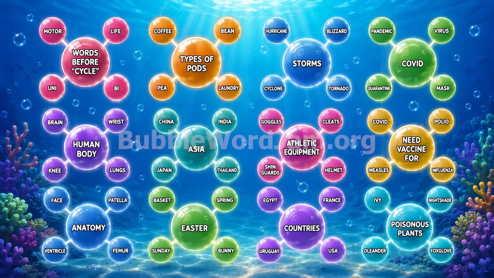 Bubble Word Jam Level 548 Answer, Cheat & Solution